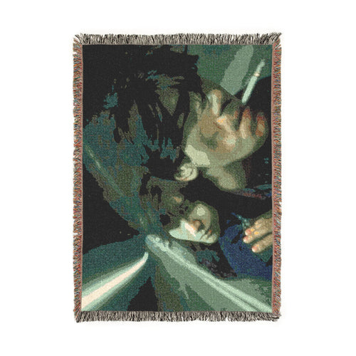 Fallen angels Woven Blanket