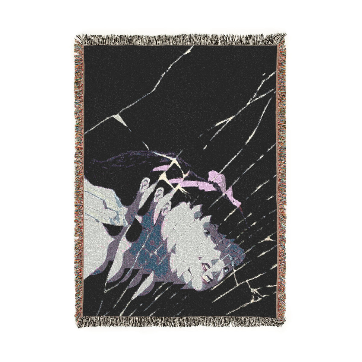 Perfect Blue Woven Blanket