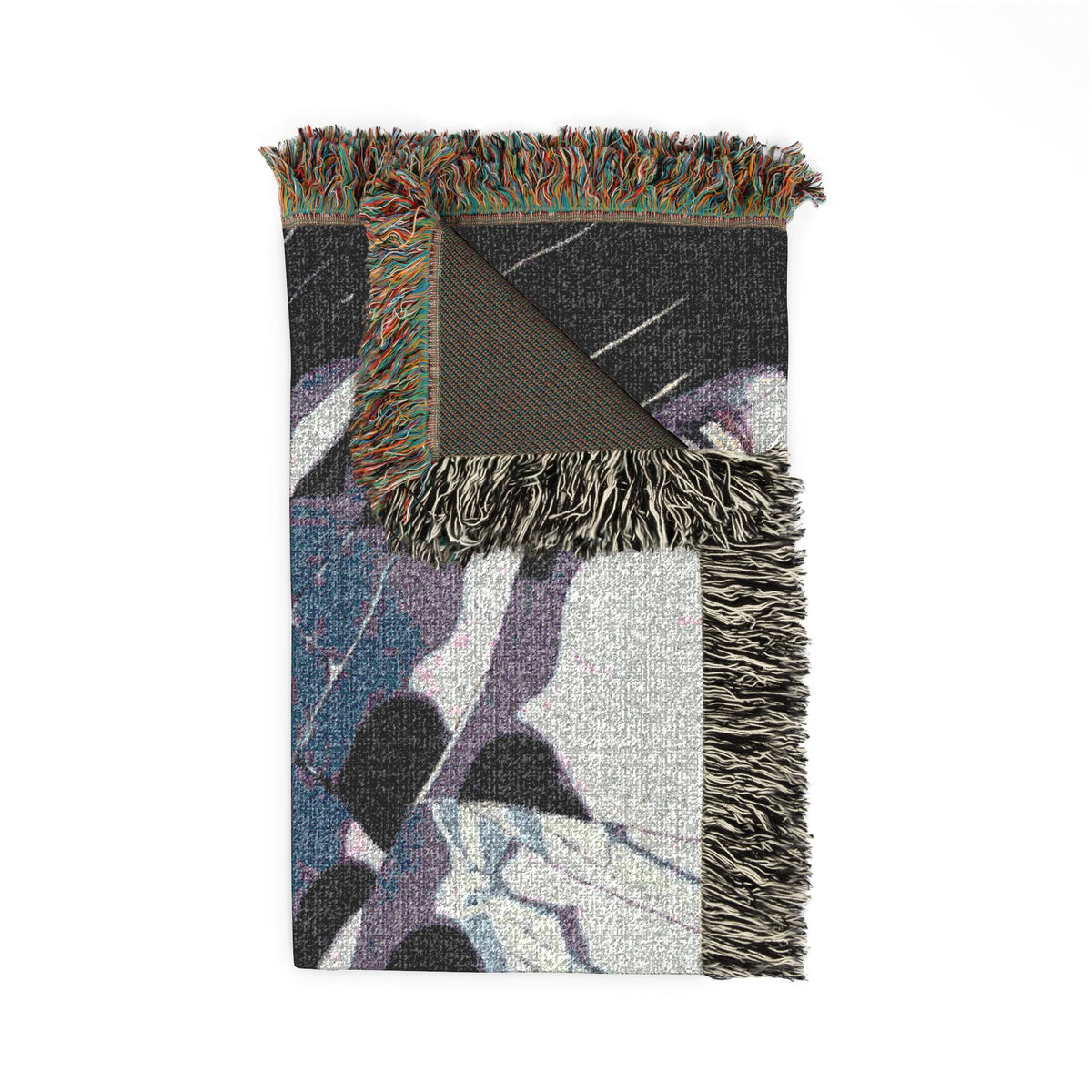 Perfect Blue Woven Blanket