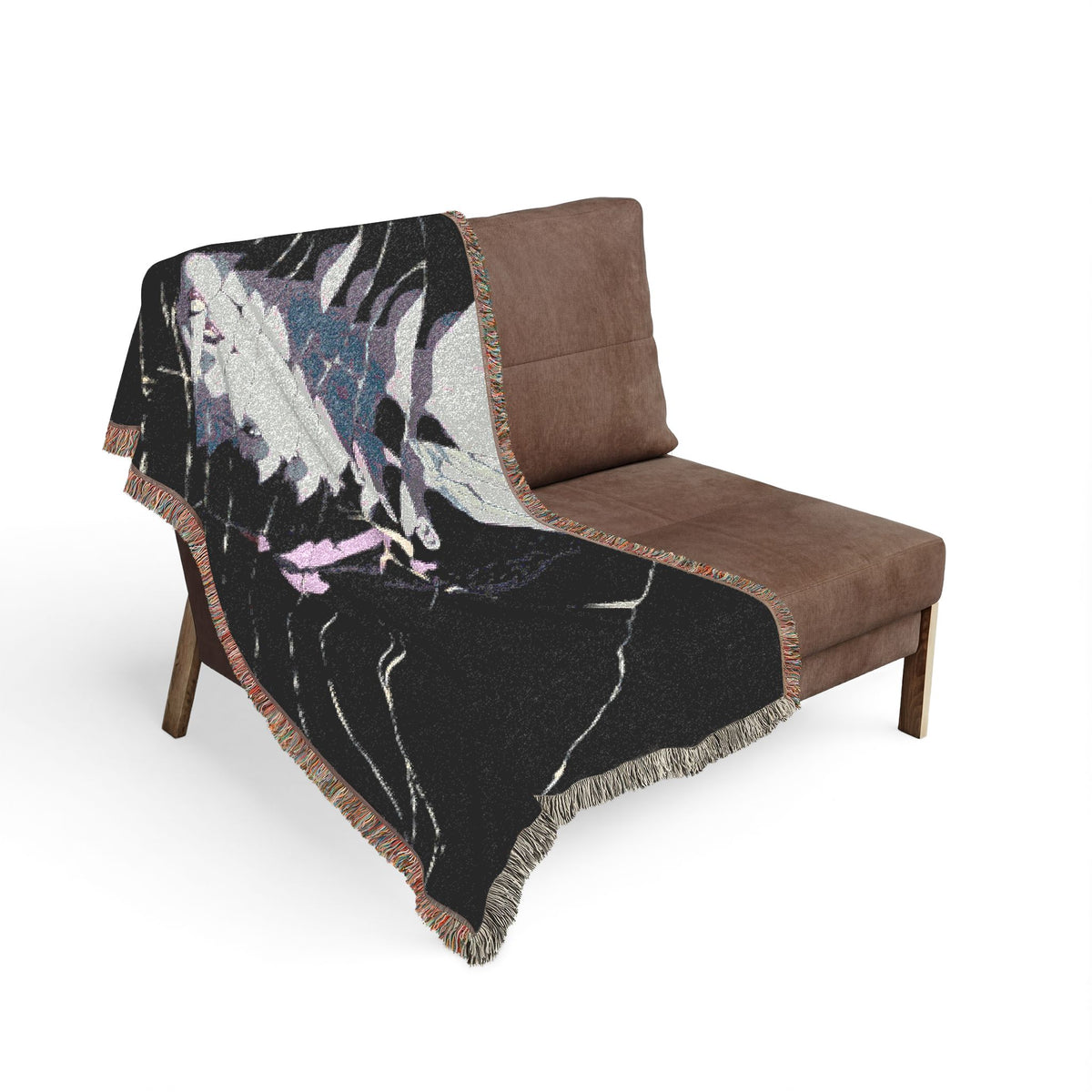 Perfect Blue Woven Blanket