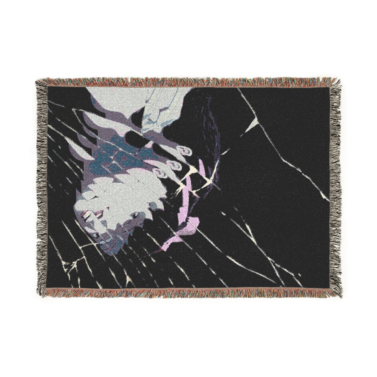 Perfect Blue Woven Blanket